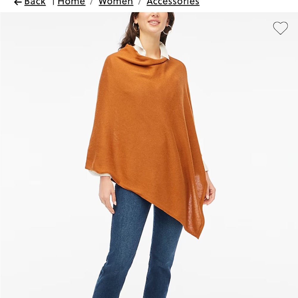 J.Crew shawl. Rust color. OneSize. NWT.